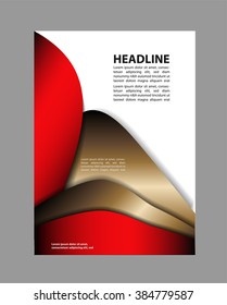 Professional business flyer template or corporate banner
