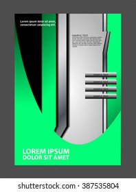 Professional business flyer template or corporate banner design
