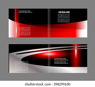 Professional business flyer template or corporate brochure design
