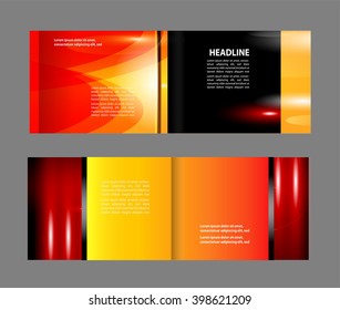 Professional business flyer template or corporate brochure design

