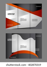 Professional business flyer template or corporate brochure design
