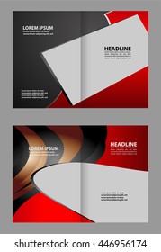 Professional business flyer template or corporate brochure design
