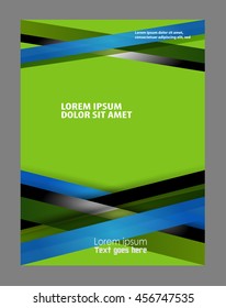 Professional business flyer template or corporate banner design
