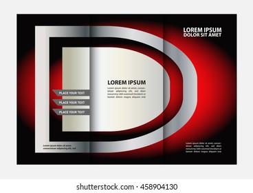Professional business flyer template or corporate brochure design
