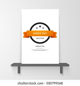 Professional business flyer template or corporate banner design, can be use for publishing, print and presentation. EPS 10.
