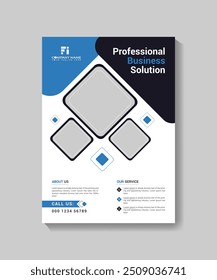 Professional business flyer template design