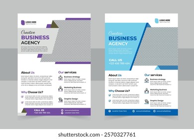 Professional Business Flyer Template | Modern, Customizable Design for Corporate, Marketing, and Events | Print-Ready | PSD-AI