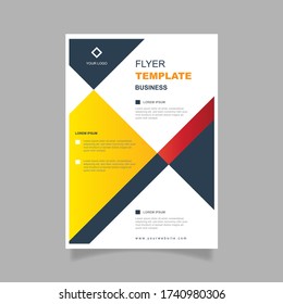 Professional business flyer template. - Vector.