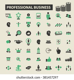 professional business icons