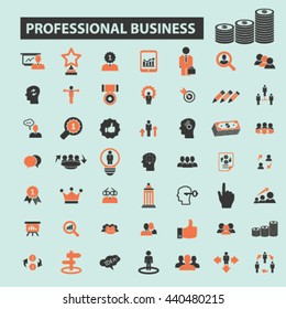 professional business icons