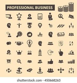 professional business icons