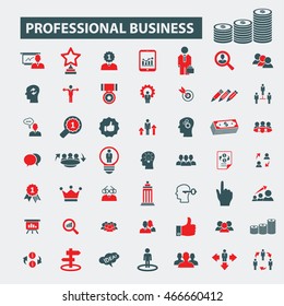 professional business icons