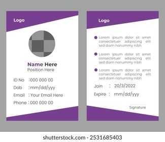  professional business id card design template
