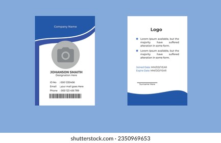 Professional business Id  card template