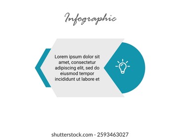 Professional Business Infographic Template Showcasing 1-Step Process Timeline and Clean Vector Elements
