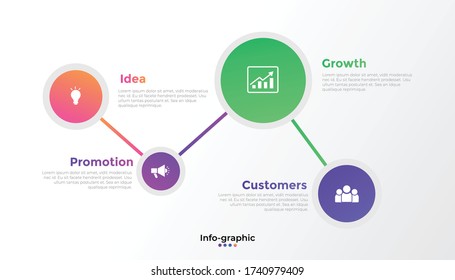 Professional business information info graphic templates with icons. useful in business presentations and website 