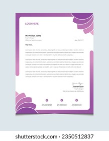 Professional Business informative newsletter magazine letterhead design template for your project.