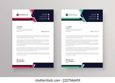 Professional business letterhead corporate identity stylish company invoice and cover design a4 size 