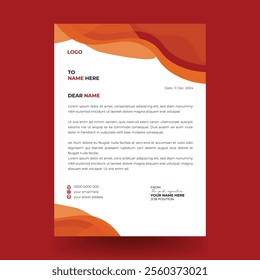 Professional business letterhead design for corporate