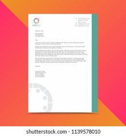 Professional Business Letterhead Design Template