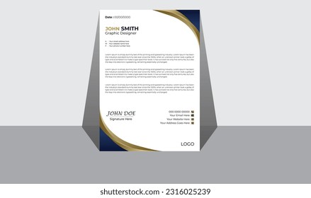 Professional Business Letterhead Design Template