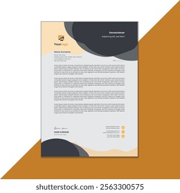 Professional Business Letterhead Design Template