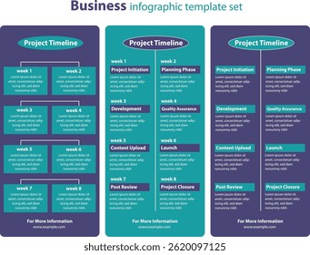 Professional Business Metrics Infographic for Annual Reports
