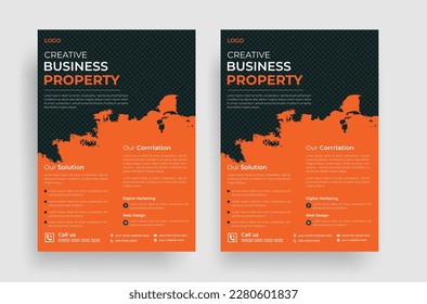 Plantilla de diseño de folletos multipropósito profesional para empresas