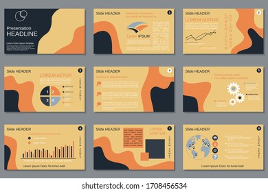 Professional Business Presentation Slide Show Infographic Stock Vector ...