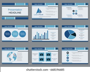 Page Layout Design Template Presentation Brochure Stock Vector (Royalty ...