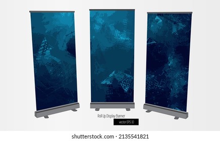 Professional business roll up banner design. Vector easy to editable