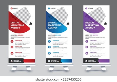 Banner de resumen profesional y diseño de plantillas de banners
