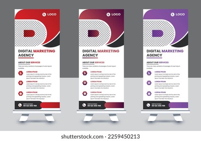 Banner de resumen profesional y diseño de plantillas de banners