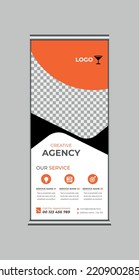Professional business rollup banner for marketing