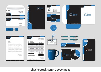 Professional business stationery design template