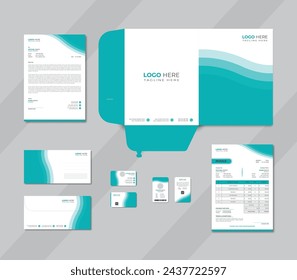 professional business stationery design template