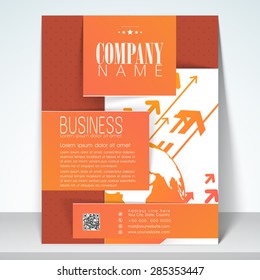 Professional business template, banner or flyer design.