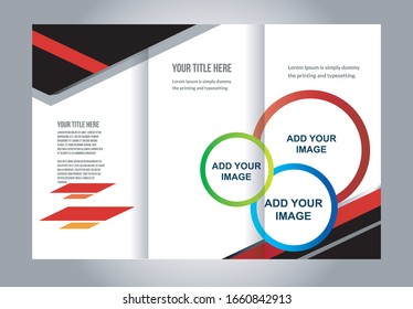 Professional business three fold flyer template, corporate brochure or cover design, can be use for publishing, print and presentation.
