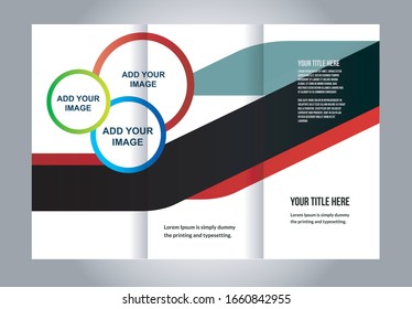Professional business three fold flyer template, corporate brochure or cover design, can be use for publishing, print and presentation.
