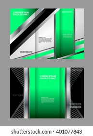 Professional Business Trifold Brochure, Template or Flyer design with free space for your image.
