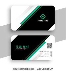 professional business visiting card template a office stationery vector