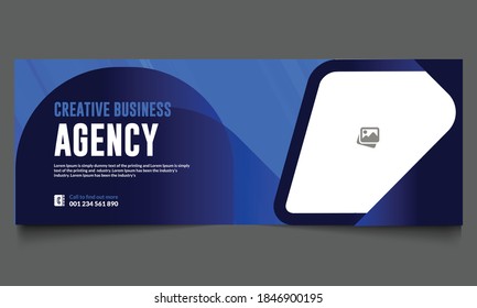 professional business web banner template business social media cover template