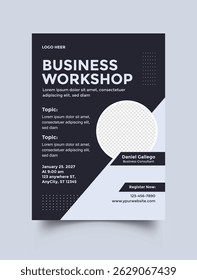 Professional Business Workshop Flyer Template