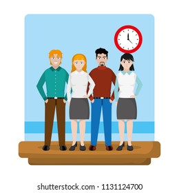 professional businesspeople company work project