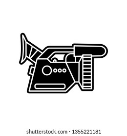 professional camera icon. Element of Media tool for mobile concept and web apps icon. Glyph, flat icon for website design and development, app development