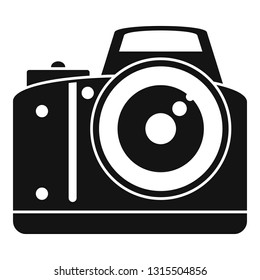 Professional camera icon. Simple illustration of professional camera vector icon for web design isolated on white background