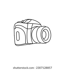 Diseño sencillo de la línea de cámara profesional