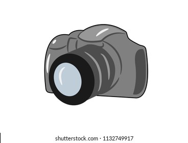 Professional camera in perspective 