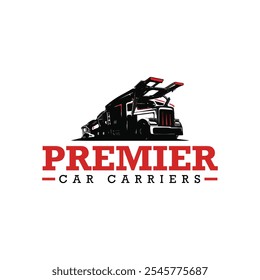 Professional Car Carriers Logo Vector Template