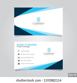 Professional card name design background templates. modern and clean style